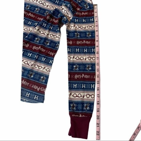 Harry Potter Themed  Youth 2pc Cotton Pajama Set XS Hogworts Magic Wizard - Picture 10 of 14